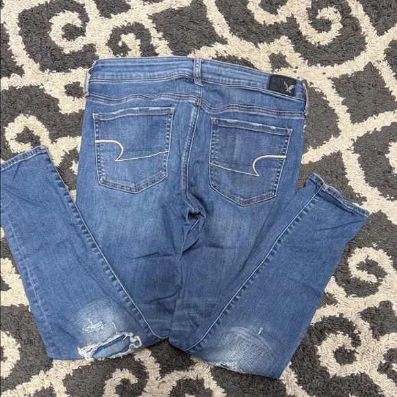 American Eagle Outfitters Distressed Denim Skinny Jeans - Picture 3 of 4